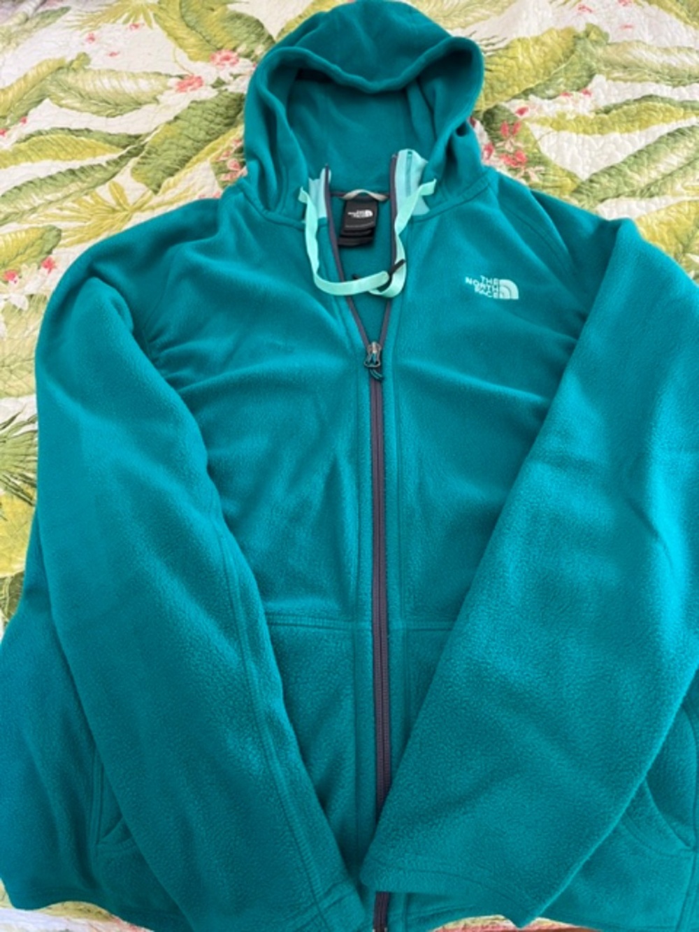 North Face women's fleece front zipper jacket size small